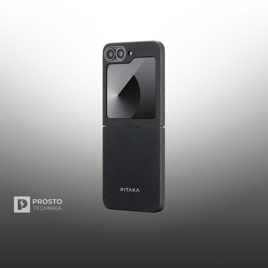 PITAKA MAGEZ CASE 5 для SAMSUNG Z FLIP 6 - BLACK/GRAY