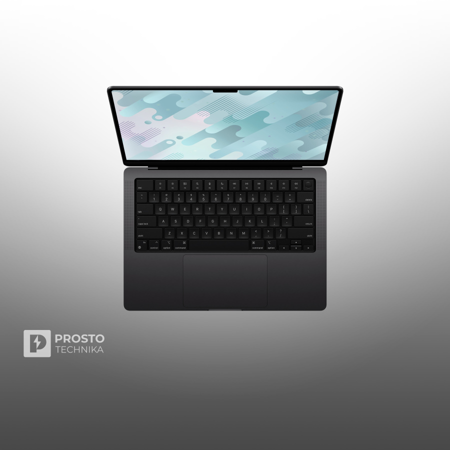 Ноутбук Apple MacBook Pro 14 (2024) M4 10c CPU, 10c GPU/16Gb/1Tb SSD Space Black (MW2V3)