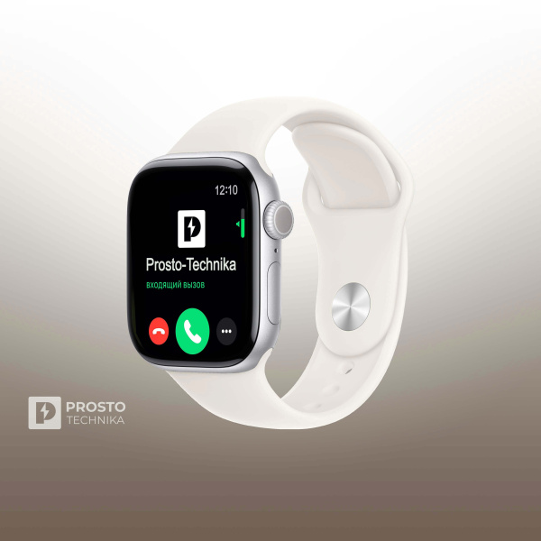 Apple Watch S11 42mm Silver Sport Band Starlight S/M