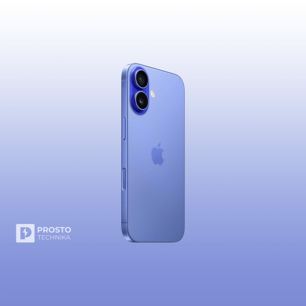 Смартфон Apple iPhone 16 256Gb eSim, синий