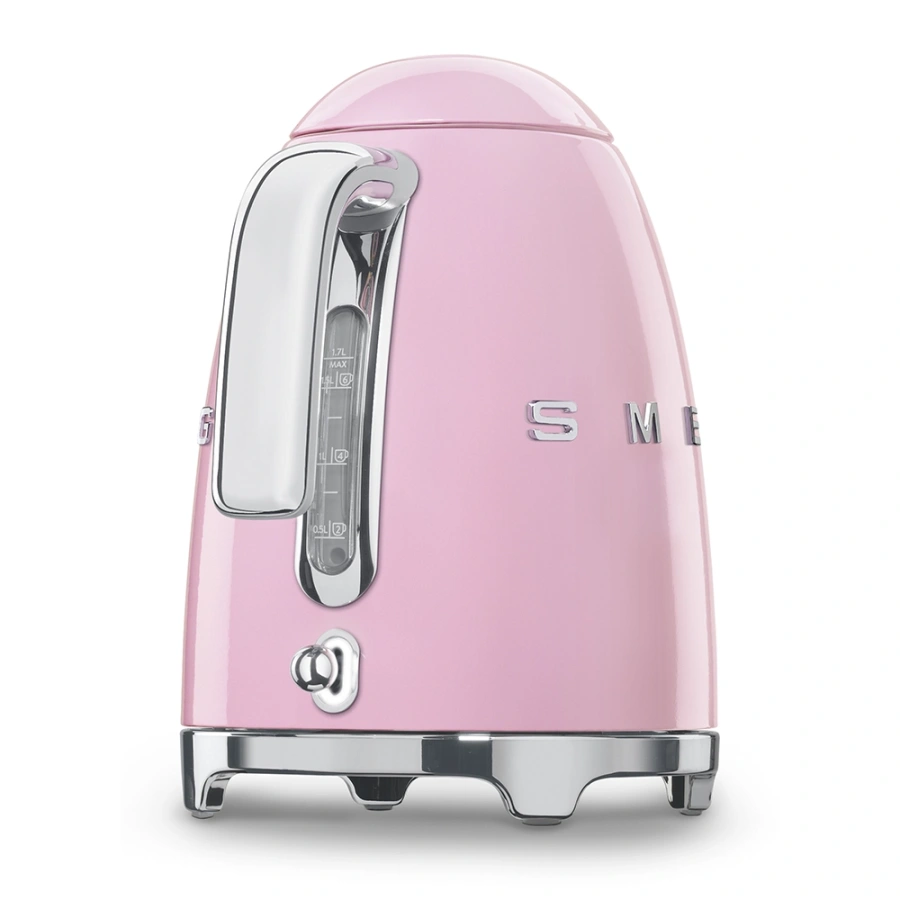 Чайник SMEG KLF03PКEU розовый, 1.7 л , 2400 Вт