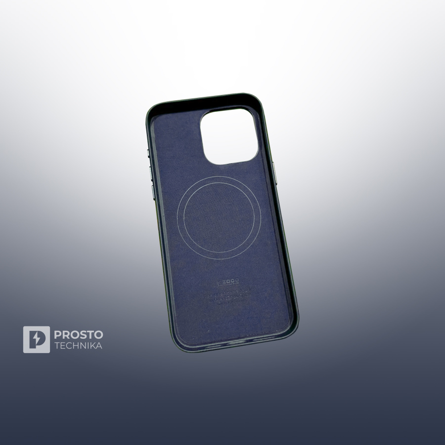 Магнитный чехол K-DOO / KZDOO Mag Elite (с MagSafe) для Iphone 15 Pro, синий