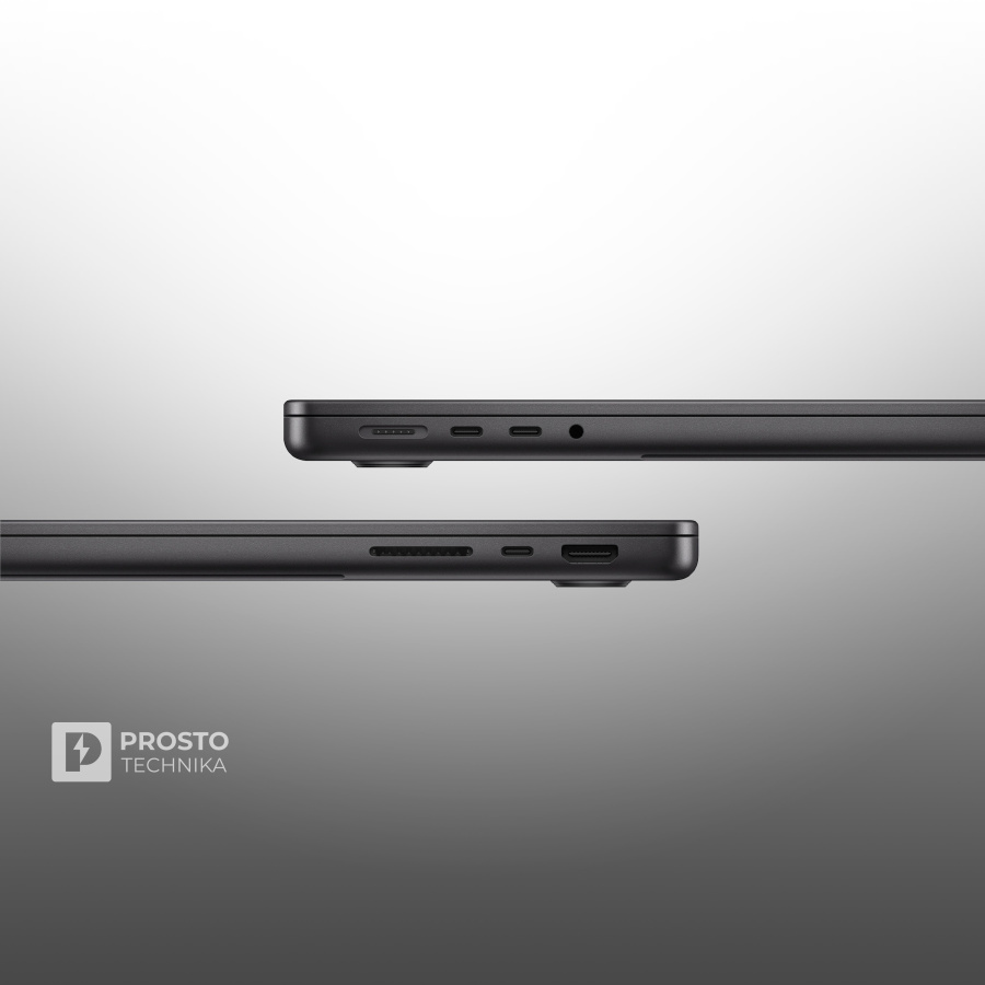 Ноутбук Apple MacBook Pro 14 (2024) M4 10c CPU, 10c GPU/16Gb/1Tb SSD Space Black (MW2V3)