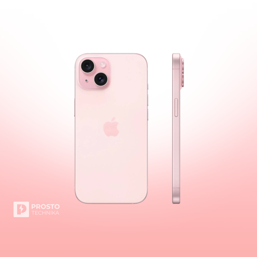 iPhone 15 256 ГБ розовый