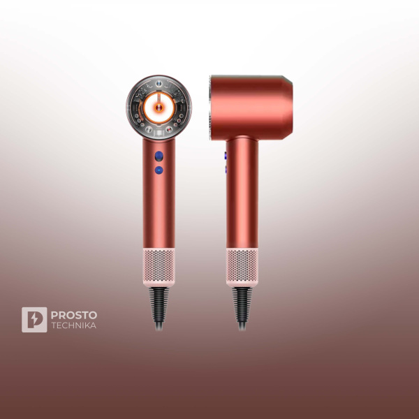 Фен Dyson Supersonic Nural HD16 (Strawberry Bronze/Blush Pink) с кейсом Наша Вилка