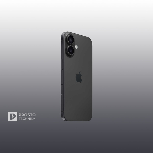 Смартфон Apple iPhone 16 Plus 128 ГБ, Dual: nano SIM + eSIM, черный