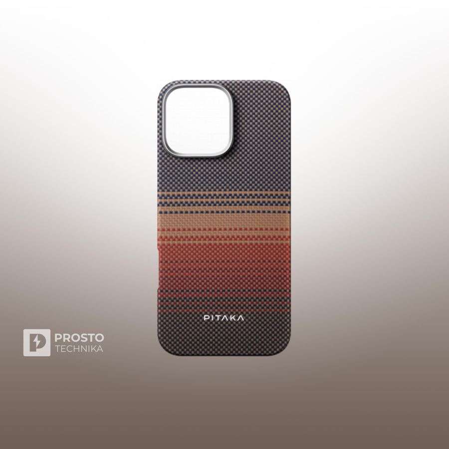 Чехол Pitaka Tactile Woven Ultra Slim Case  для iPhone 16 Pro Max - Sunset