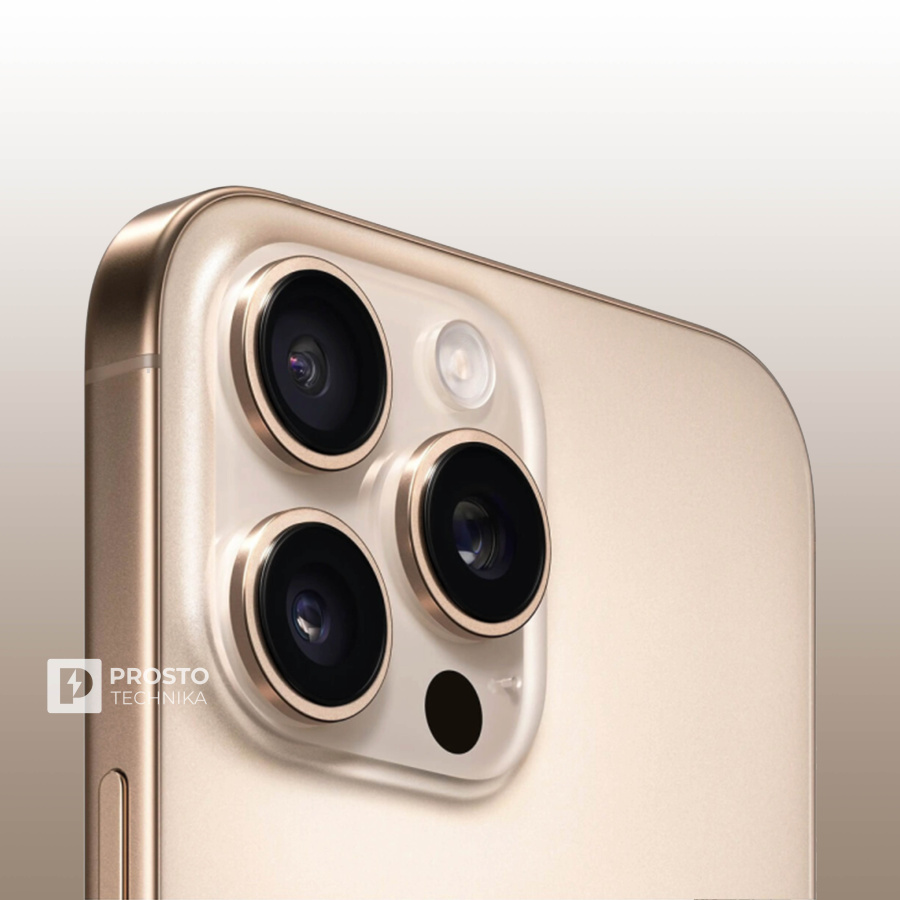 Смартфон Apple iPhone 16 Pro Max 512 ГБ Dual SIM Desert Titanium