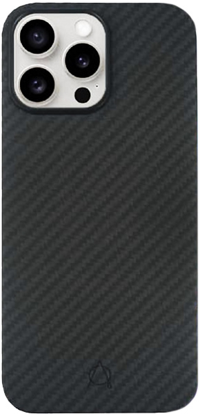 A-CASE Kavar Aramid Carbon Case 1500D IPHONE16 PRO MAX - Черный