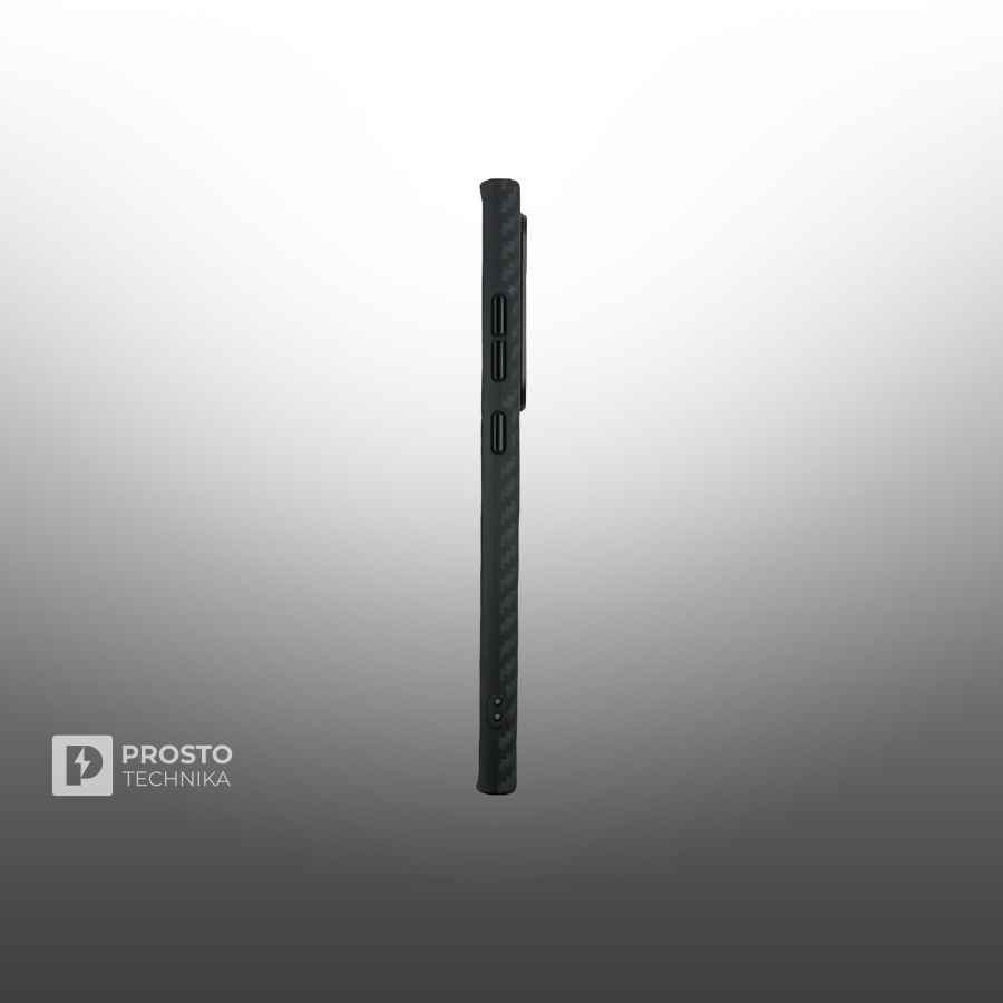 A-CASE Savar Aramid Carbon Case 600D Samsung S24 ULTRA - Черный