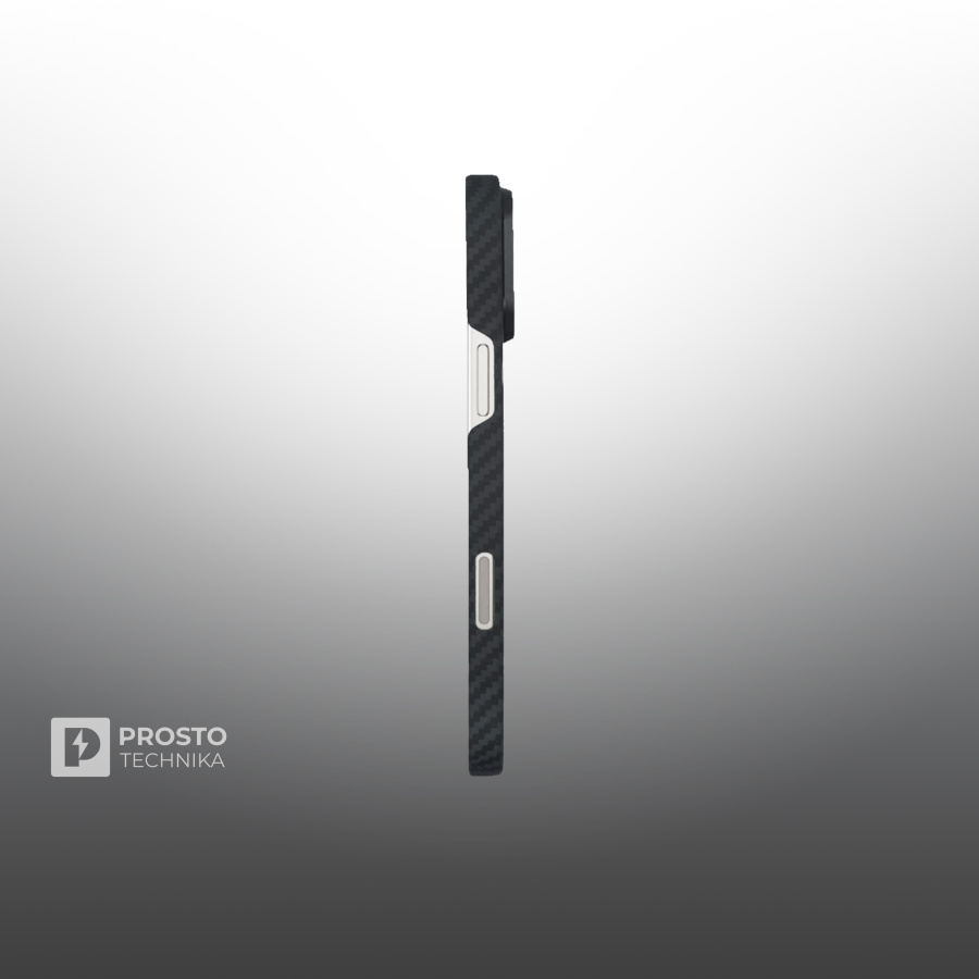 A-CASE Kavar Aramid Carbon Case 1500D IPHONE16 PRO MAX - Черный