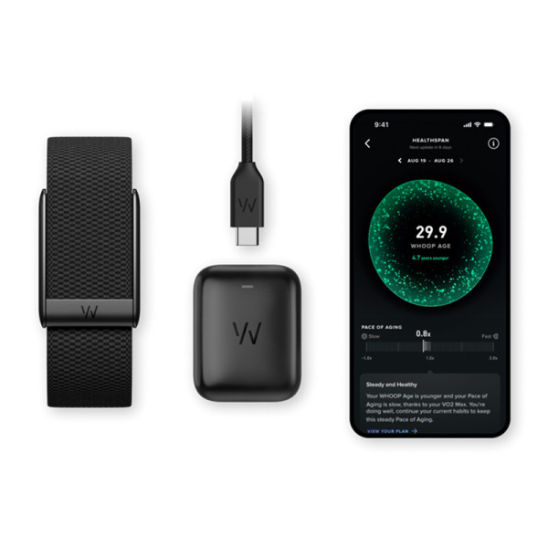 Whoop 5.0 Peak Heath & Fitness Tracker Obsidian