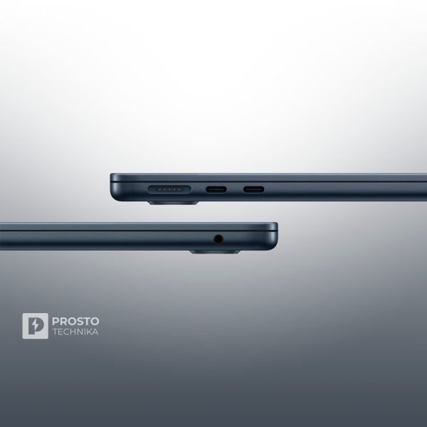 Ноутбук Apple MacBook Air 15" (M4, 10C CPU, 10C GPU, 2025) 24 ГБ, 512 ГБ SSD, Midnight MC6L4, английская раскладка