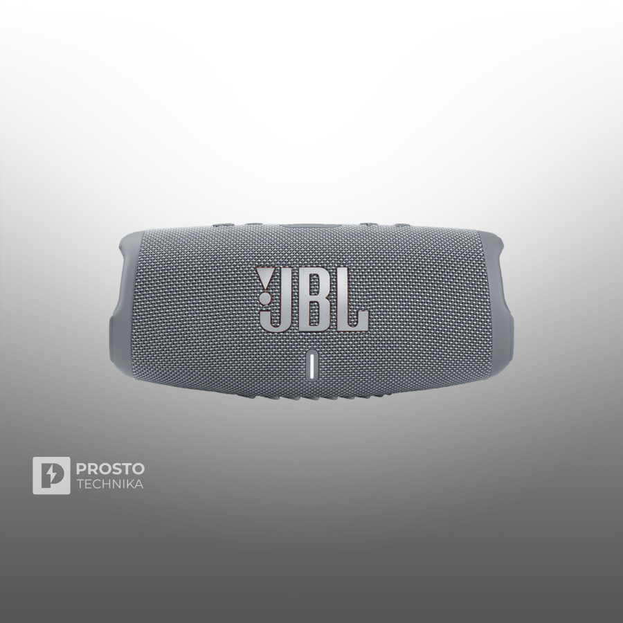 Портативная акустика JBL Charge 5, 40 Вт, серый