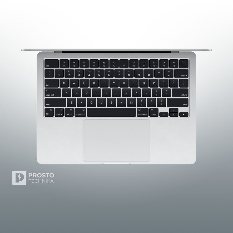 Ноутбук Apple MacBook Air 13" (M4, 10C CPU, 10C GPU, 2025) 24 ГБ, 512 ГБ SSD, Silver MC654, английская раскладка