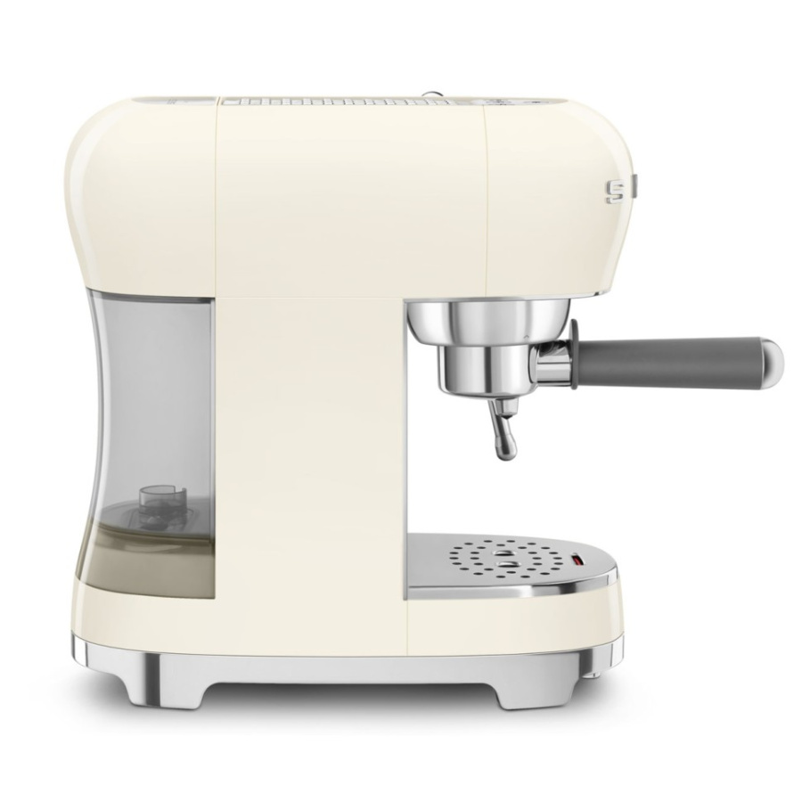 Кофемашина-эспрессо SMEG ECF02CREU, кремовый, ретро / 1350 Вт